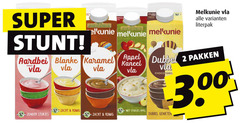  2 55 super melkunie vla aardbei blanke karamel appel dubbel pakken kaneel choco zacht romig stukjes genieten 