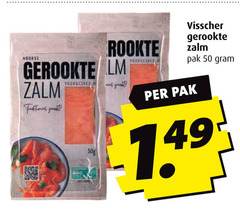  50 doorrookte gerookte lm zalm visscher pak 