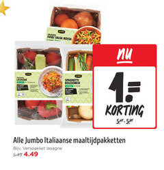 klik op dit plaatje voor een vergroting en voor vergelijkbare aanbiedingen gerelateerd aan
1 4 25 30 45 jumbo italiaanse lasagne fusili salsa rossa personen spaghetti bolognese min maaltijdpakketten verspakket 1 4 25 30 45 jumbo italiaanse lasagne fusili salsa rossa personen spaghetti bolognese min maaltijdpakketten verspakket