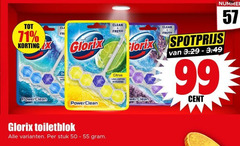  50 55 99 glorix clean fresh citrus lasting hygiene nummer toiletblok stuk cent 