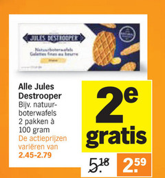  jules destrooper wafels 2 100 natter finest buren boterwafels pakken varieeren 