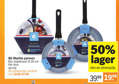  bk koekenpan 20 50 b marble pannen cm stuk varieeren 