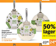  koekenpan 24 50 bright pannen peas stick cm stuk varieeren tic 