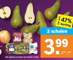  2 4 kanzi appels peren schaal stuks schalen 3.99 