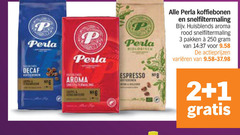  perla koffie koffiebonen 1 2 3 8 250 snelfiltermaling huisblends aroma rood pakken varieeren biologisch decaf espresso 