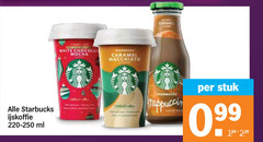  starbucks ijskoffie 99 ml white chocolat mocha caramel macchiato stuk 