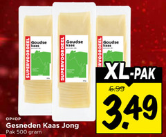  kaasplakken 500 goudse kaas gesneden jong pak xl 