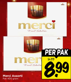  merci chocolade 400 finest selection pak assorti 