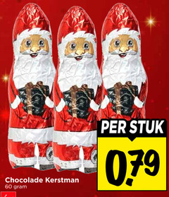  chocolade kerstfiguren 60 kerstman stuk 