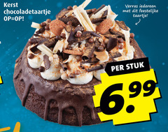  taart kerst chocoladetaartje feestelijke taartje stuk 