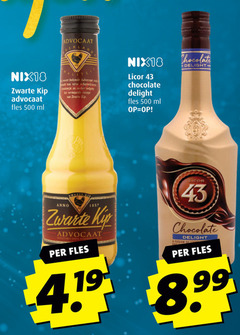  licor 43 zwarte kip likeur advocaat 500 nix18 fles ml wet chocolate delight anno fusion 
