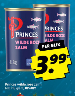  princes zalm in blik wilde roze 3.99 