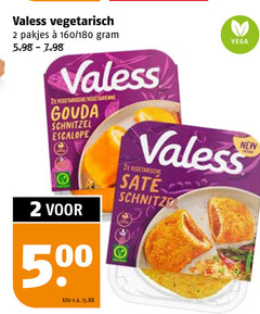  valess vegetarisch 2 160 180 2x vegetarische gouda schnitzel escalope 50 kilo v.a. vega sate 