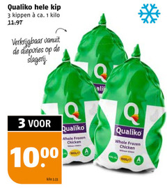  1 3 1000 kip kippen ca. kilo diepvries slagerij 10 whole frozen chicken 