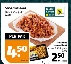  250 450 shoarmavlees pak beter leven dieren bescherming kilo reverse riet kreukelfriet schaal 