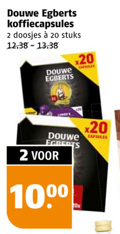 douwe egberts koffiecups 2 20 1000 koffiecapsules doosjes stuks capsules 