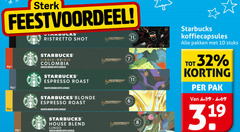  starbucks koffiecups 10 11 32 ristretto shot by nespresso single origin colombia roasted ground coffee capsules espresso roast blonde house blend lungo koffiecapsules pakken stuks pak 