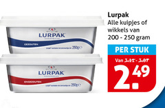  lurpak roomboter gezouten smeerbaar ongezouten plantaardige kuipjes wikkels stuk 