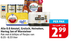  grolsch heineken 0.0 warsteiner hertog jan amstel blikjes bier alcoholvrij 6 pilsener herfstbier 6x radler 00 pak 0.25 liter 