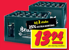  brand krat bier 2 25 stuks bra bierbrouwerij stuk kratten 