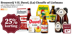  la chouffe liefmans duvel speciaalbieren 4 25 33 65 brouwerij pak blikjes blikje flesje nix18 fruitesse brouwer blonde 4x blond 5.99 
