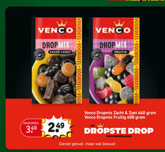  venco drop 400 mix zacht zoet voordeel dropmix fruitig nederland 