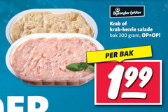  salade 300 bijzonder krab kerrie bak 
