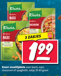  3 10 knorr nasi macaroni zakjes maaltijdmix bami spaghetti zakje 