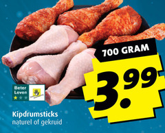  drumsticks 700 beter leven kipdrumsticks naturel gekruid 3.99 