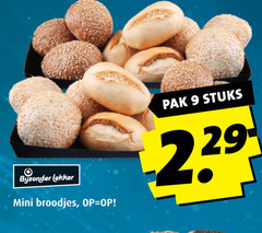  broodjes 9 bijzonder mini pak stuks 