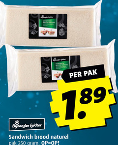  brood 250 pak bijzonder sandwich naturel 