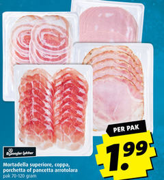  coppa di parma pancetta pak bijzonder mortadella 70-120 