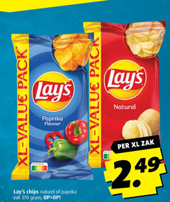  lays chips xl pack paprika flavour naturel zak 