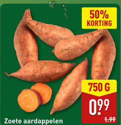  zoete aardappelen 50 750 