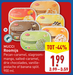  3 people my moments slagroom mango salted caramel chocolade banana split nature roomijs vanille pistache room ml ge pecan drie chocolades 