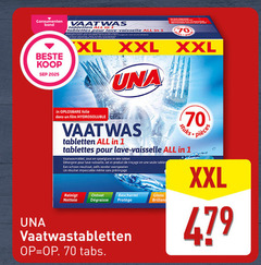  una vaatwasmiddel 1 consumenten bond vaatwas tabletten all tablettes pour lave vaisselle xl xxl oplosbare folie film hydrosoluble stuks zout spoelglans tablet sel schoon resultaat voorspoelen impeccable sans reinigt nettoie ontvet beschermt vaatwastabletten tabs glans 