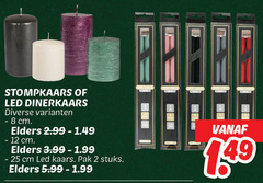  rustieke kaarsen dinerkaarsen 2 8 12 25 stompkaars led dinerkaars cm elders 3.99 kaars pak stuks 5.99 1 
