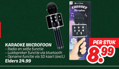  karaoke microfoon radio selfie functie luidspreker bluetooth opname sd kaart elders silvergear microphone time to stuk 