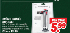  creme brulee brander 6 9 14 cm vullen desserts bruin vlees elders kitchen burner stuk 5 99 