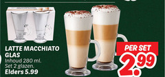  koffieglazen 2 latte macchiato glas inhoud ml glazen elders 5.99 
