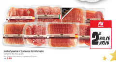  serranoham 2 96 100 jumbo plato las specialite italiana prosciutto la italian spanje varkensvlees spianata romana pepe italie spaanse italiaanse schaal serrano reserva schalen 5.99 pietro spa pas emiliano halve 