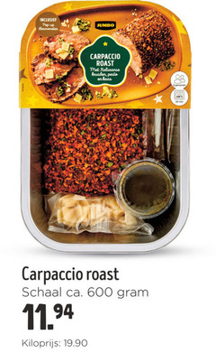  carpaccio 20 600 pop up thermometer jumbo roast italiaanse bruiden pesto kaas schaal ca. min 