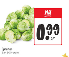  spruitjes 500 spruiten zak 