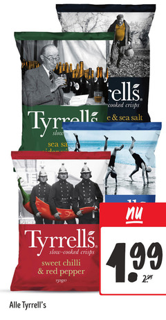  tyrells chips sea sa cooked crisps salt tyrrells sweet chilli red pepper 