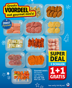  gourmetminis 1 2 voordeel gourmet feest favoriet soorten schalen super deal word 