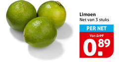  3 limoen stuks 