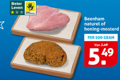  beenham 500 beter leven dieren bescherming naturel honing mosterd 