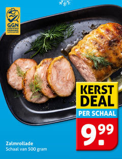  zalm 500 certified farming zalmrollade schaal kerst deal 