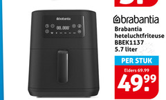  brabantia friteuse heteluchtfriteuse liter stuk elders 