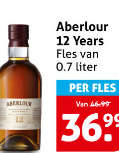  aberlour whisky 12 years fles liter 